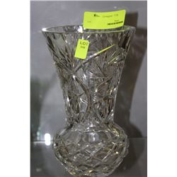 ESTATE PINWHEEL CRYSTAL VASE