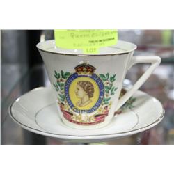 1953 QUEEN ELIABETH CORONATION CUP & SAUCER