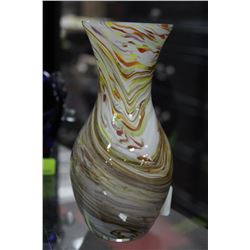 ESTATE MARBLE ART GLASS VASE
