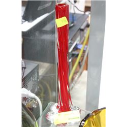RED ART GLASS VASE