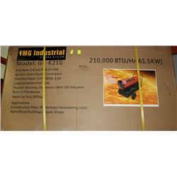 NEW TMG INDUSTRIAL 210,000 BTU KEROSENE HEATER