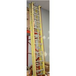 THREE PARTIAL EXTENSION LADDERS