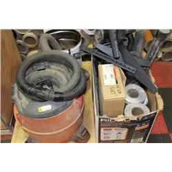 PALLET WITH VACUUM & ACCESSORIES