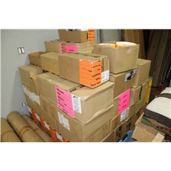 PALLET OF ASSORTED SIZED JET LABELS