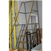 Image 1 : LARGE METAL ROLLING STAIRCASE LADDER