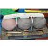 Image 1 : SET OF THREE 15" CONCRETE BALLS