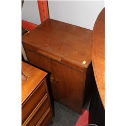 ESTATE WOOD 2 DOOR END TABLE WITH DRAWER