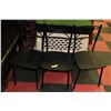 Image 1 : SET OF 3 BLACK CHAIRS