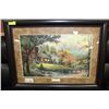 Image 1 : "PEACEFUL MOMENTS" PRINT BY THOMAS KINKADE