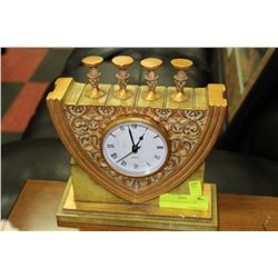 GOLD LEAF DESIGNER CLOCK