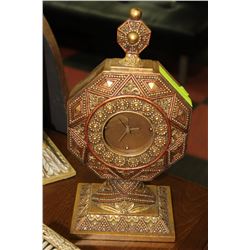 GOLD LEAF DESIGNER CLOCK