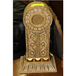 GOLD LEAF DESIGNER CLOCK