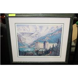 "LAKE LOUISE" PRINT BY DANIEL JOHN CAMPBELL