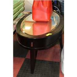 OVAL MIRRORTOP COFFEE TABLE
