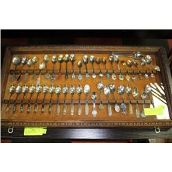 SHOWCASE W/ OVER 45 COLLECTABLE