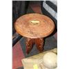 Image 1 : CARVED WOODEN SIDE TABLE