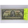 Image 1 : 1937 CANADIAN $20 NOTE