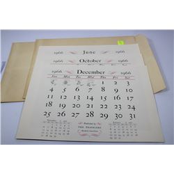 1966/1967 CALENDER YEAR FRAMING PRINTS