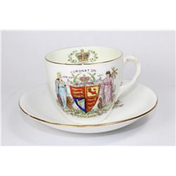 1911 KING GEORGE V CORONATION CUP & SAUCER