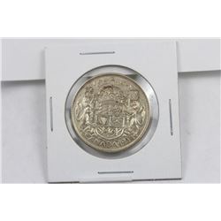 CANADIAN 1945 SILVER 50 CENT
