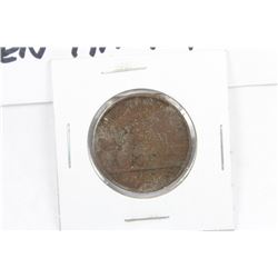 CANADIAN 1852 QUEBEC HALF PENNY TOKEN