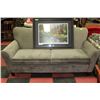 Image 1 : SHOWHOME GREY FABRIC 76" SOFA