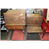 Image 1 : 2 ANTIQUE SCHOOL DESKS