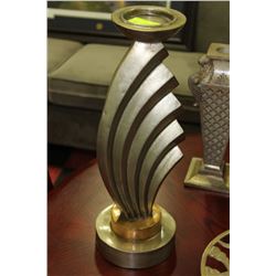 DESIGNED SILVER LEAF CANDLEHOLDER