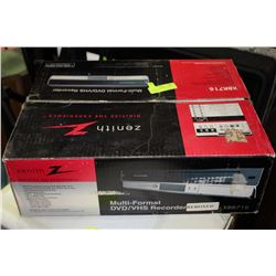 ZENITH MULTIFORMAT VHS/DVD RECORDER