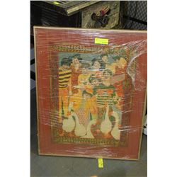 ESTATE FRAMED PICTURE UNKNOWN ARTIST