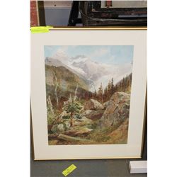 "THE GLACIER OF THE SELKIRKS" BY LUCIUS O'BRIEN