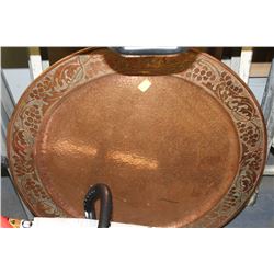 LARGE COPPER PLATE