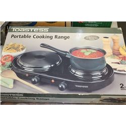 TOASTESS 2 BURNER PORTABLE COOKING RANGE