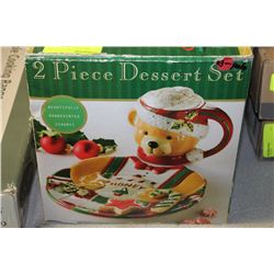 2-PIECE DESSERT SET