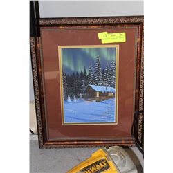 G.C. SCRIMSHAW FRAMED "FROSTY