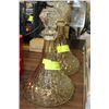 Image 1 : PAIR OF ESTATE GLASS DECANTERS