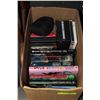 Image 1 : BOX OF BOOKS & DVD'S