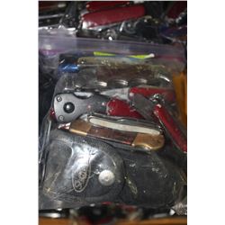 BAG OF POCKET KNIVES AS THEY COME