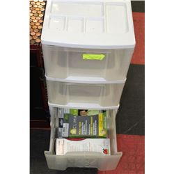 3 TIER PLASTIC STORAGE