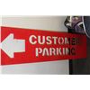 Image 1 : CUSTOMER PARKING SIGN