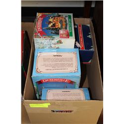 BOX OF CHRISTMAS HOUSES ON CHOICE