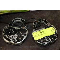TWO RAILWAY LOCKS