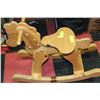 Image 1 : WOODEN ROCKING HORSE