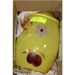 ANTIQUE JAR WITH LID