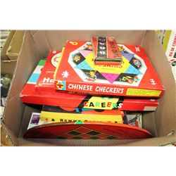 BOX OF VINTAGE BOARD GAMES