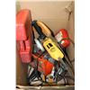 Image 1 : BOX OF ASSORTED POWER TOOLS