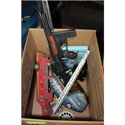 BOX OF ESTATE VINTAGE TOYS