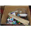 Image 1 : BOX OF ASSORTED PARTY SUPPLIES