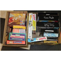 BOX OF ASSORTED GAMES X2