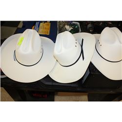 SET OF 3 COWBOY HATS